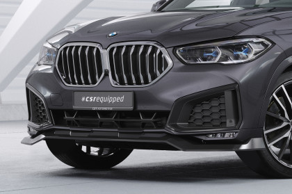 Spoiler pod přední nárazník CSR CUP pro BMW X6 (G06) 2019-2023 základní - černý lesklý