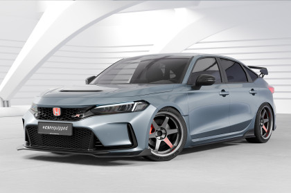Spoiler pod přední nárazník CSR CUP pro Honda Civic (FL5) Type R 2022- carbon look lesklý
