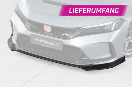Spoiler pod přední nárazník CSR CUP pro Honda Civic (FL5) Type R 2022- carbon look lesklý