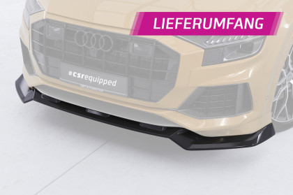Spoiler pod přední nárazník CSR CUP pro Audi Q8 4M 2023- černý lesklý