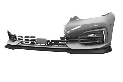 Spoiler pod přední nárazník CSR CUP pro BMW 1 F40 2019-2024 - černý matný
