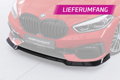 Spoiler pod přední nárazník CSR CUP pro BMW 1 F40 2019-2024 - černá struktura