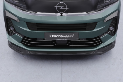 Spoiler pod přední nárazník CSR CUP pro Opel Zafira Life 2024- černý lesklý