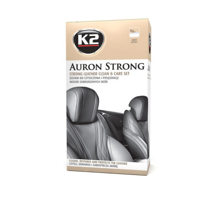 K2 AURON STRONG - sada pro čistění a údržbu velmi znečištěné kůže