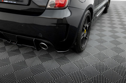 Splittery zadní boční V.2 Abarth 500 Mk1 černý lesklý plast