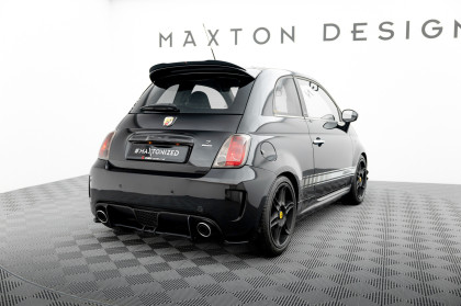 Splittery zadní boční V.2 Abarth 500 Mk1 černý lesklý plast