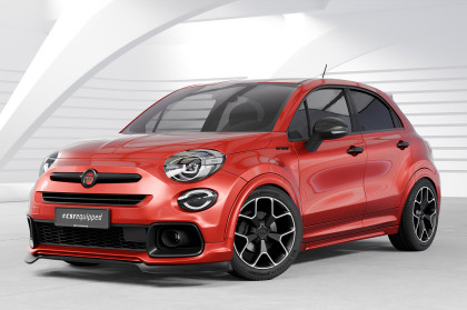 Spoiler pod přední nárazník CSR CUP pro Fiat 500X Sport 2018- černý lesklý