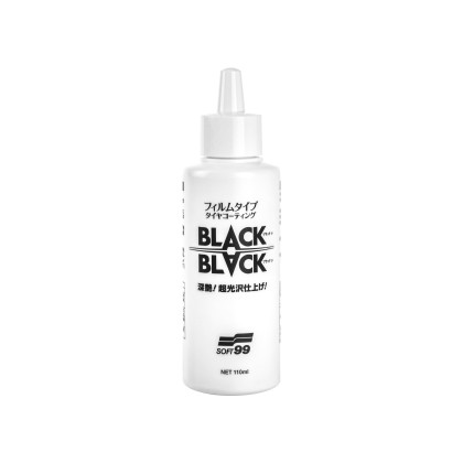 Soft99 - Black Black, dressing na pneu, 110 ml 