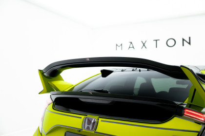 Prodloužení spoileru V.1 Honda Civic Type-R Mk10 / Mk10 Facelift černý lesklý plast