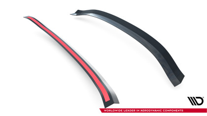 Prodloužení spoileru V.1 Honda Civic Type-R Mk10 / Mk10 Facelift černý lesklý plast