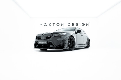 Spojler pod nárazník lipa V.1 BMW M5 Sedan / Touring G90 černý lesklý plast