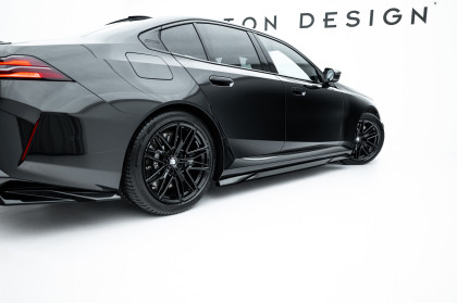 Prahové lišty BMW M5 Sedan / Touring G90 černý lesklý plast