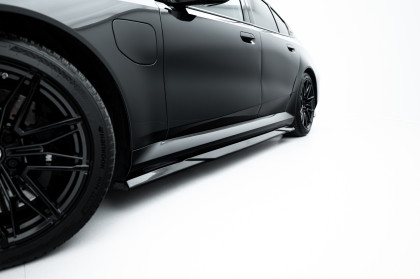 Prahové lišty BMW M5 Sedan / Touring G90 černý lesklý plast
