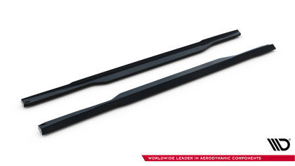 Prahové lišty BMW M5 Sedan / Touring G90 černý lesklý plast