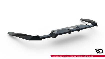 Spoiler zadního narázníku BMW M5 Sedan / Touring G90 černý lesklý plast