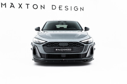 Spojler pod nárazník lipa V.1 Audi A5 S-Line Sedan / Avant B10 černý lesklý plast