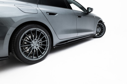 Prahové lišty Audi A5 S-Line Sedan / Avant B10 černý lesklý plast