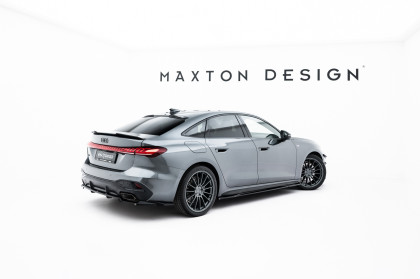 Prahové lišty Audi A5 S-Line Sedan / Avant B10 černý lesklý plast