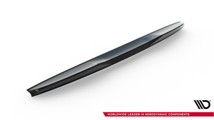 Prodloužení spoileru 3D Audi S4 Sedan B8 Facelift černý lesklý plast