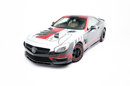 Spojler pod nárazník lipa V.1 Mercedes-Benz SL 63 AMG R231 černý lesklý plast