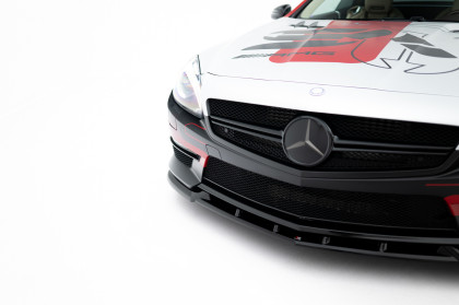 Spojler pod nárazník lipa V.1 Mercedes-Benz SL 63 AMG R231 černý lesklý plast