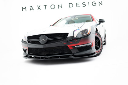 Spojler pod nárazník lipa V.1 Mercedes-Benz SL 63 AMG R231 černý lesklý plast