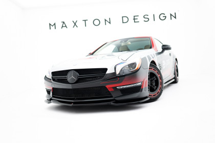 Spojler pod nárazník lipa V.2 Mercedes-Benz SL 63 AMG R231 černý lesklý plast