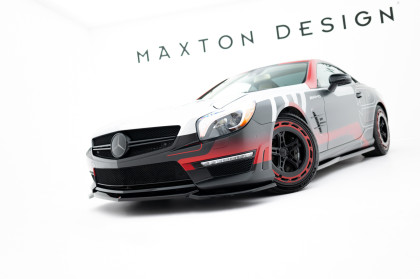 Spojler pod nárazník lipa V.2 Mercedes-Benz SL 63 AMG R231 černý lesklý plast