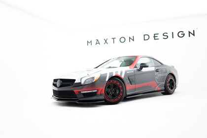Spojler pod nárazník lipa V.2 Mercedes-Benz SL 63 AMG R231 černý lesklý plast