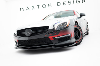 Spojler pod nárazník lipa V.2 Mercedes-Benz SL 63 AMG R231 černý lesklý plast