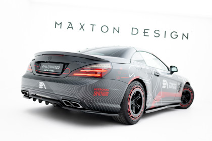 Spoiler zadního narázníku Mercedes-Benz SL 63 AMG R231 černý lesklý plast