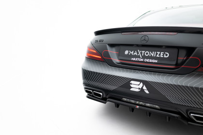 Spoiler zadního narázníku Mercedes-Benz SL 63 AMG R231 černý lesklý plast