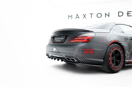Spoiler zadního narázníku Mercedes-Benz SL 63 AMG R231 černý lesklý plast