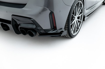 Splittery zadní boční Street Pro + flaps V.2 BMW M135i F70 černé