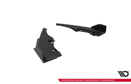 Splittery zadní boční Street Pro + flaps V.2 BMW M135i F70 černé