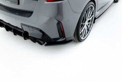 Splittery zadní boční Street Pro V.1 BMW M135i F70 černo červené