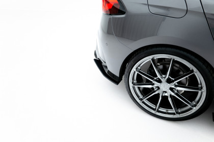 Splittery zadní boční Street Pro V.1 BMW M135i F70 černo červené
