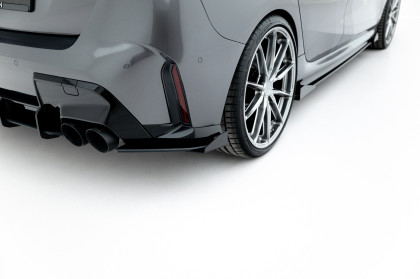 Splittery zadní boční Street Pro + flaps V.1 BMW M135i F70 černé
