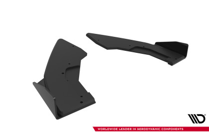 Splittery zadní boční Street Pro + flaps V.1 BMW M135i F70 černé