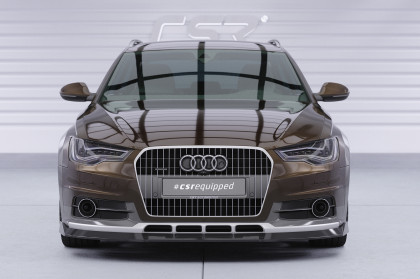 Spoiler pod přední nárazník CSR CUP pro Audi A6 C7 (Typ 4G) Allroad 2012-2018 carbon look lesklý