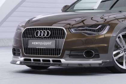 Spoiler pod přední nárazník CSR CUP pro Audi A6 C7 (Typ 4G) Allroad 2012-2018 černá struktura