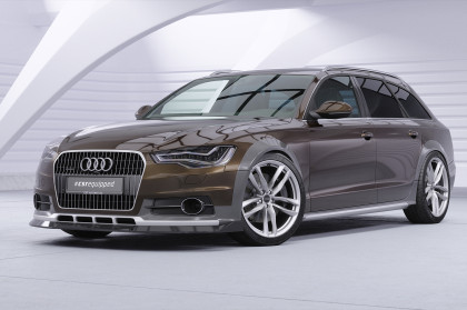 Spoiler pod přední nárazník CSR CUP pro Audi A6 C7 (Typ 4G) Allroad 2012-2018 černá struktura