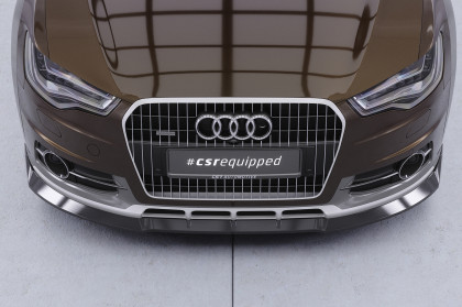 Spoiler pod přední nárazník CSR CUP pro Audi A6 C7 (Typ 4G) Allroad 2012-2018 černá struktura