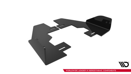 Flaps pro splittery zadní bační Street Pro V.2 BMW M135i F70 černé