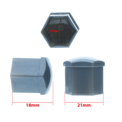 EPTUNING005 KRYTKY MATIC 17 MM - Šedé
