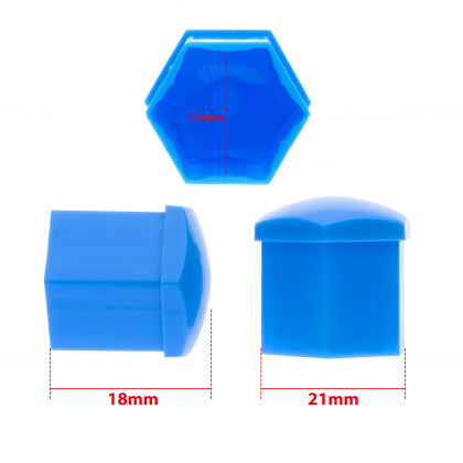 EPTUNING008 CAR TYRE SCREW CAP - Modré