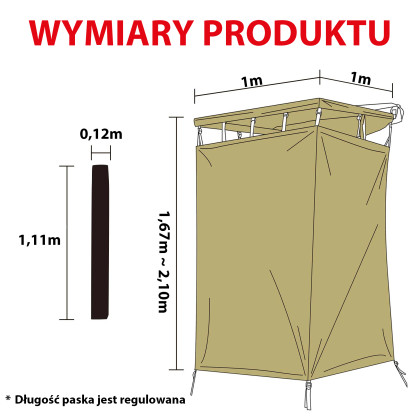 EPTENT06 Oxford Shower Tent