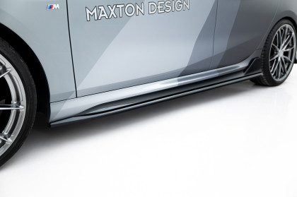 Prahové lišty V.1 BMW M135i M Performance F70 černý lesklý plast