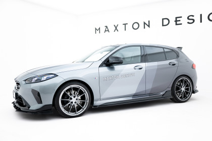 Prahové lišty V.2 BMW M135i M Performance F70 černý lesklý plast