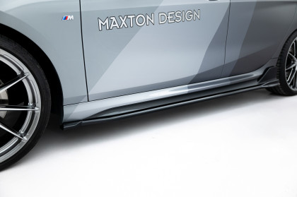 Prahové lišty V.2 BMW M135i M Performance F70 černý lesklý plast